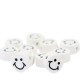 Katsuki beads 10mm Smiley White